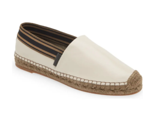 Image of sale on Leather Espadrille Flat (size 8)
