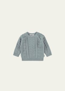 Image of sale on Kid’s Bjork Knitted Wool Sweater, Size Newborn-3