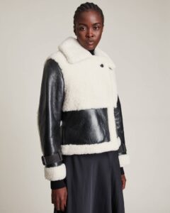 Image of sale on Farley Metallic Shearling Jacket