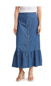 Image of sale on Button Front Skirt