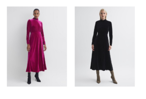 Image of sale on Florere Velvet Midi Dress