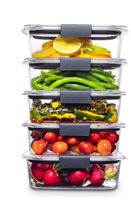 Image of sale on Food Storage Containers with Lids Set of 5 (3.2 Cup)