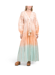 Image of sale on Ombre Tiered Maxi Dress