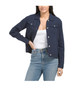 Image of sale on Linen Blend Jean Jacket