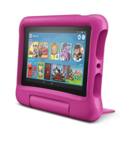 Image of sale on Amazon Fire 7 Kids Tablet, 7″ Display, Ages 3-7, 16 Gb, (2019 Release), Kid-proof Case