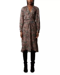 Image of sale on Jaelyn Paisley Print Dress