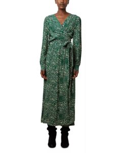 Image of sale on Jovana Printed Wrap Dress