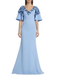 Image of sale on Floral Beaded Gown