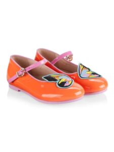 Image of sale on Little Girl’s & Girl’s Butterfly Patent Leather Mary Janes