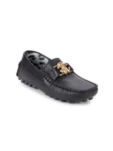 Image of sale on Little Boy’s & Boy’s Logo Leather Penny Loafers