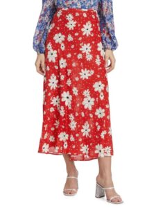 Image of sale on Kelly Floral Midi Skirt