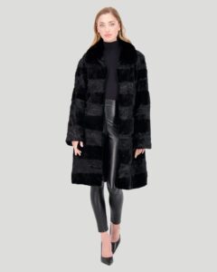 Image of sale on Lamb Short Coat with Mink Sections