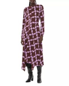 Image of sale on Spun Check Midi Dress