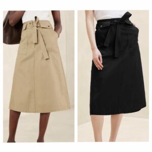 Image of sale on Utility Pocket Midi Skirt