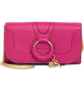 Image of sale on Hana Large Leather Wallet on a Chain