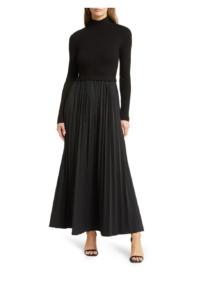 Image of sale on Long Sleeve Mixed Media Dress