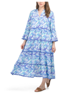 Image of sale on Bell Sleeve V-neck Midi Dress