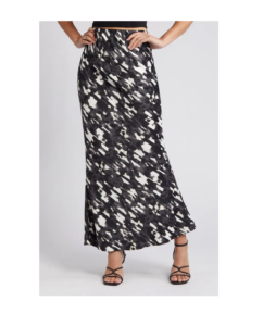 Image of sale on Merle Abstract Print Maxi Skirt