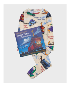 Image of sale on Boy’s Stream Train Dream Train Pajama Gift Set, Size 6