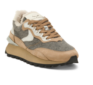 Image of sale on Qwark Shearling Lined Leather Sneakers Size 38-40