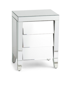 Image of sale on 26in Mirrored 3 Drawer Accent Cabinet