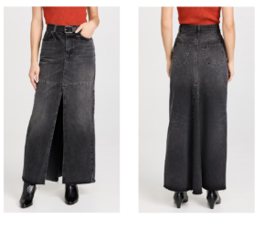 Image of sale on Tazz Maxi Denim Skirt