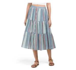 Image of sale on Button Front Midi Skirt