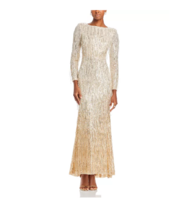 Image of sale on Fringe Sequin Gown Size 4