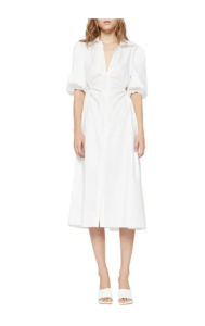 Image of sale on Cutout Midi Shirtdress