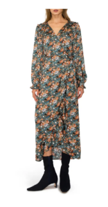Image of sale on Faux Wrap Midi Dress