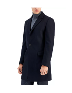 Image of sale on Men’s Slim-fit Migor Dark Blue Overcoat