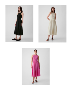 Image of sale on Crinkle Gauze Midi Dress