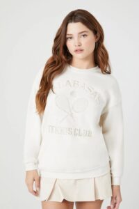 Image of sale on Embroidered Calabasas Tennis Club Pullover