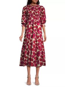 Image of sale on Ivy Floral Cotton Maxi Dress