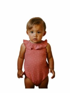 Image of sale on Ruffle Organic Cotton Bodysuit