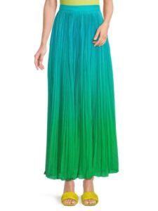 Image of sale on Accordion Pleated Ombre Skirt