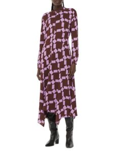 Image of sale on Spun Check Midi Dress