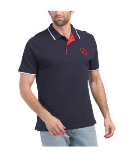 Image of sale on Stretch Knit Pique Logo Polo