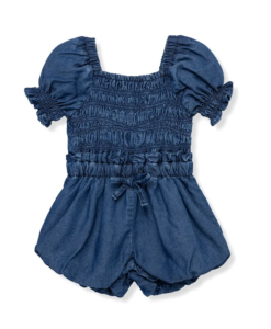 Image of sale on Denim Romper 12-24 Months