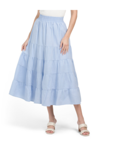 Image of sale on Tiered Maxi Skirt
