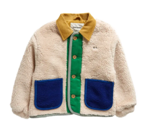 Image of sale on Kids’ Colorblock Faux Shearling Jacket