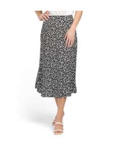 Image of sale on Woven Printed Midi Skirt