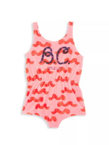 Image of sale on Little Girl’s & Girl’s Waves All over Terry Playsuit