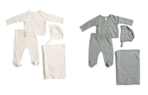 Image of sale on 4pc Newborn Top and Pants Set with Blanket and Bonnet