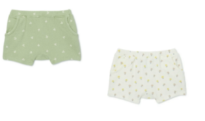 Image of sale on Baby Girls’ Print Sweat Shorts, Sizes 0-24 Months
