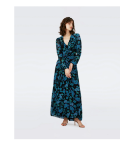 Image of sale on Sean Mesh Dress in China Vine Black