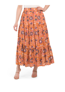 Image of sale on Masina Tiered Ankle Skirt
