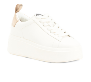 Image of sale on Leather Lace Up Sneakers