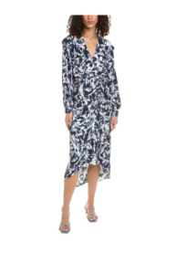Image of sale on Surplice Midi Dress