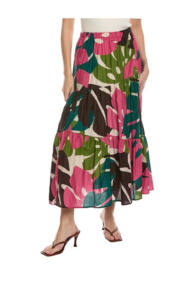 Image of sale on Lydia Silk-blend Maxi Skirt